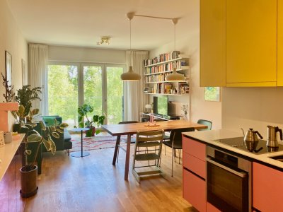 Möblierte 4-Zimmer-Wohnung mit 2 Balkonen nahe Potsdamer Platz – Zwischenmiete (08/2025–06/2026)