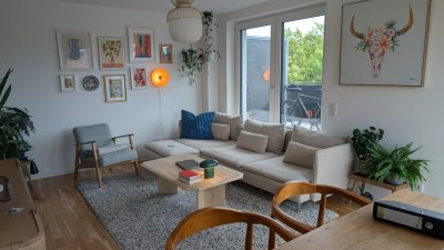 Modern und zentral: 3 Zimmer, offene Küche & riesige Dachterrasse