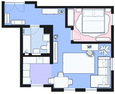 Charmante 2-Zimmer-Wohnung – frisch saniert, modern ausgestattet, sofort einziehen