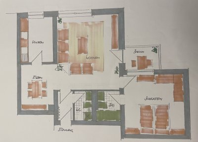 2 Zimmer Wohnung mit Balkon