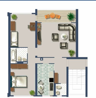 Ohne Makler von Privat  Zimmerwohnung zu verkaufen