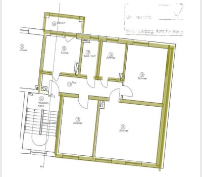 Großzügige 4-Zimmer-Wohnung mit Balkon in Leipzig-Zentrum Nord – Bezug ab 01.10.2025