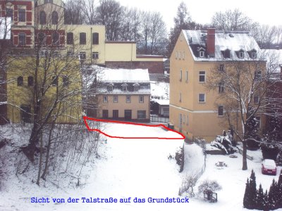 Zentral gelegenes Grundstück nahe Stadtzentrum Glauchau zu verkaufen.