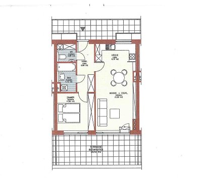 Krems Rehberg Mietwohnung 2 Zimmer und Terrasse