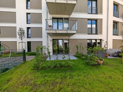 Neubauwohnung Terrasse