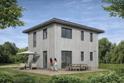 NEUBAU: durchdachtes Einfamilienhaus Holzhaus inkl. Grundstück in schöner Lage von Reichling