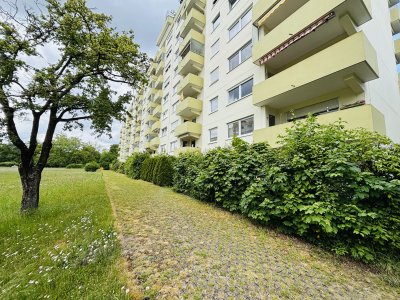 Frisch renovierte 2-Zimmer-Wohnung mit Blick ins Grüne