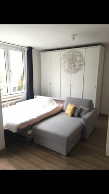 All-inkl.: ruhig, grün, zentral: Wohnung für 1. Person möbliert, Balkon Garten, gute Parkmöglichkeit (inkl. Waschmaschine)