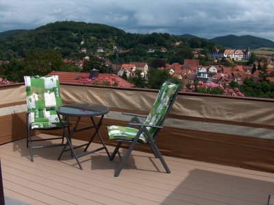 Haus in Schmalkalden von privat, super Ausblick von Dachterrasse und aus Wintergarten