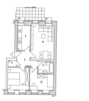 Chemnitz-Zentrum | Helle 3-Zimmer-Wohnung mit Terrasse & Gartennutzung