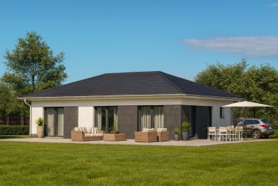 NEUBAU: Holzhaus Bungalow in schöner Lage von Landsberg OT Pitzling