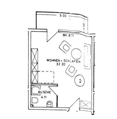 Freundliche 1-Zimmer-Hochparterre-Wohnung mit EBK in Bad Sachsa