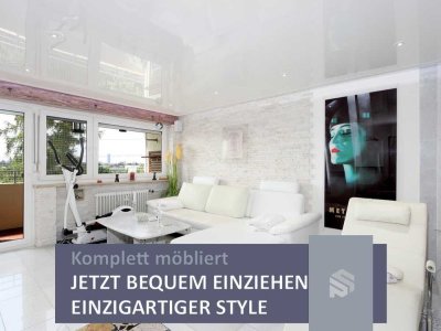 KOMPLETT MÖBLIERT | Balkonwohnung ready to move in