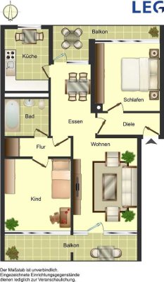 Demnächst frei! 3-Zimmer-Wohnung in Ratingen West