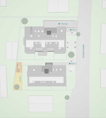Moderne 2-Zimmer-Wohnung mit Südterrasse & kleinem Gärtchen