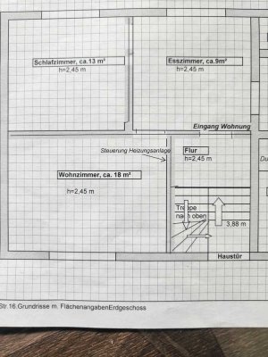 Günstige, modernisierte 3-Zimmer-Hochparterre-Wohnung mit Balkon in Puderbach