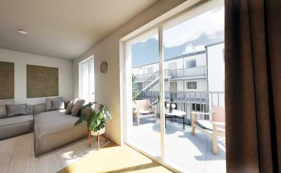 Barrierefreie 2-Zimmer-Wohnung mit Süd-Balkon und moderner Ausstattung