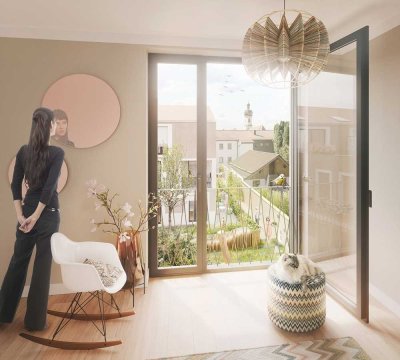 Wunderbar kompakt: stilvolle 2-Zimmer-Wohnung mit Balkon