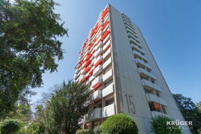 KA-Durlach | Optimal geschnittene 3-Zimmer-Whg im 6. OG mit zwei Balkonen & EBK / vermietet