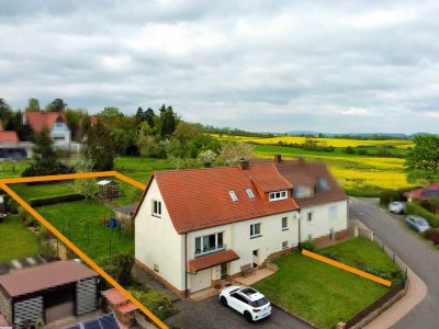 Doppelhaushälfte in Bestlage von Heckershausen. Hanglage mit schönem Garten und ganz viel Sonne!