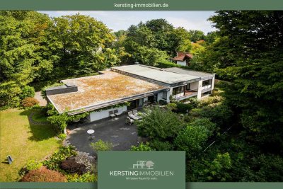 Großzügiger Bungalow mit Privatsphäre in brillanter Lage zwischen Stadtwald und Musikerviertel