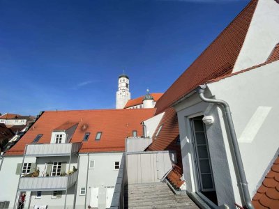 Hofmühle Dillingen - Gemütliche Dachwohnung in historischem Ambiente 2,5 ZKB