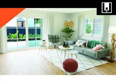 Riemerling | EG: schöne 3-Zimmer-Wohnung mit großer Terrasse - befristet bis 10/2030