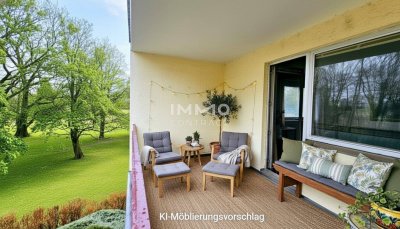 Wohnen mit Parkblick und doch zentral: Große, charmante 3-Zimmer-Wohnung in Bad Vöslau