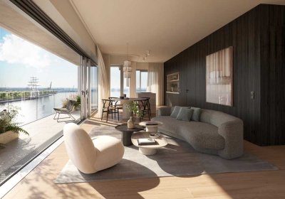 Premium-Apartment mit hochwertigster Ausstattung und atemberaubendem Blick über die Elbe