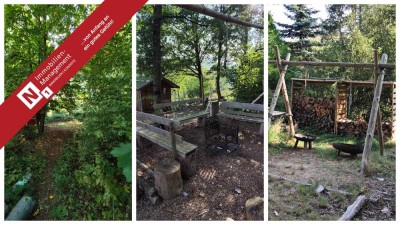 Freizeit-Grundstück mit kleinem Wochenendhaus