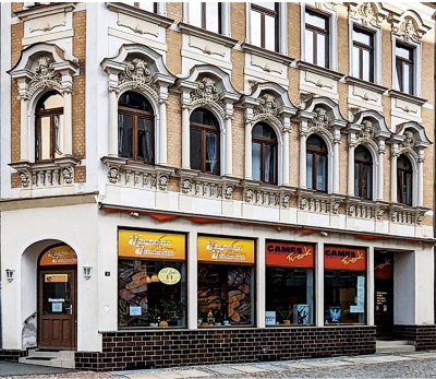 Laden. Kosmetik Studio. Imbiss. Büro