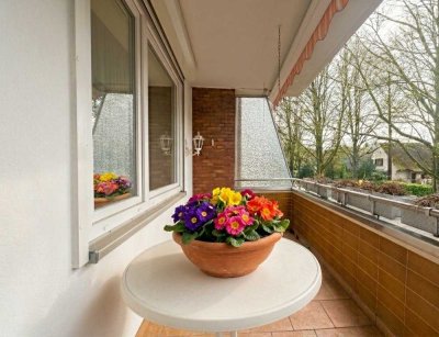 KOMPAKT + EXZELLENT aufgeteilt: Helle 2,5 Zimmer-Wohnung mit Südwestloggia
