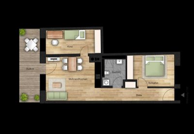 Stilvolle NEUBAUWOHNUNG in Schweinau mit Balkon!