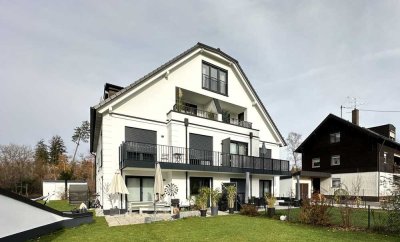 Helle 3-Zi. EG-Wohnung mit großem Garten und Hobbyraum | 2 Bäder | Süd-Terrasse | direkt am Waldrand