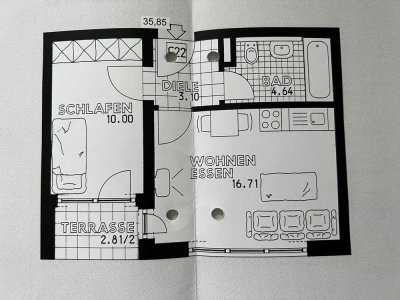 1,5 Zimmer Garten-Wohnung in Göggingen im Butzpark zu vermieten