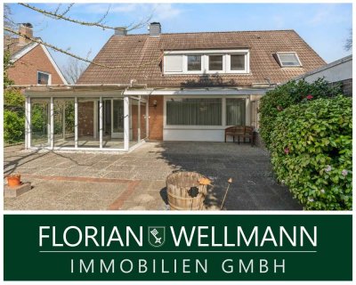 Bremen - Oberneuland | Freistehendes Einfamilienhaus mit Wintergarten und Kamin in ruhiger Lage