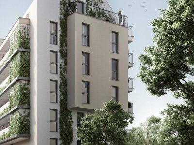 PERFEKTER GRUNDRISS: 3-ZIMMER MIT BALKON UND RIESENRADBLICK