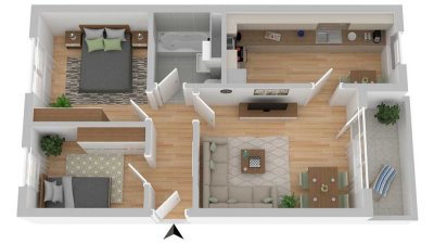 3-Zimmerwohnung Rostock