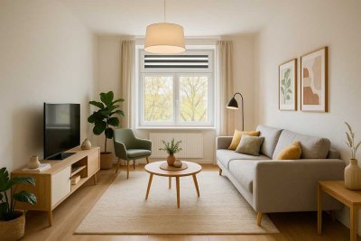 Individuelle 2,5 Raum-Wohnung mit neuer Einbauküche in beliebter Lage, KDB, Waschküche und mehr