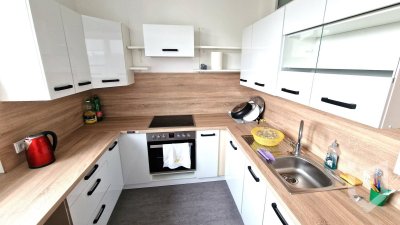 • NEU RENOVIERTER FAMILIENHIT-GERÄUMIGE 4 - ZIMMER WOHNUNG MIT LOGGIA UND EINBAUKÜCHE !