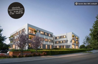 BAUSTELLENBERATUNG 25.09.2025 17 - 18 Uhr – PLATZ FÜR DIE GANZE FAMILIE: 4-Zi.-Whg. mit Balkon im OG