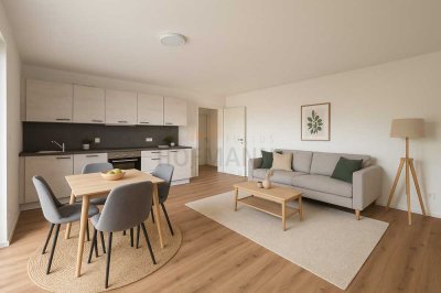 Mod. 3 Zimmer Wohnung, aufwendig saniert, Einbauküche, 
herrl. Ausblick, Balkon, Stellplatz