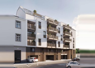 PERFEKTE ANLEGERWOHNUNG Helle 2-Zimmer-Wohnung mit Freifläche im ERSTBEZUG