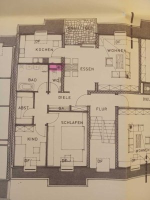 Stilvolle, helle 3,5-Raum-Wohnung mit geh. Innenausstattung mit EBK in DÜW