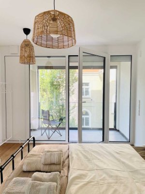 Neubau Bahnhof Stilvolle 2-Raum-Wohnung mit gehobener Innenausstattung mit EBK in Ludwigsburg