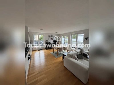 Tauschwohnung: Biete: Helle 2-Zimmer-Neubauwohnung, Balkon und TG-Stellplatz