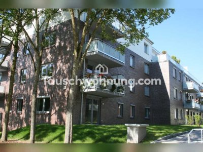 Tauschwohnung: Moderne 3-Zimmer-Wohnung mit Terrasse und Garte.