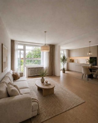 Projektchance nahe little Toyko: ca. 120,6 m² Wohnpotenzial mit zwei Südbalkonen