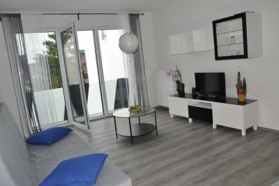 Gepflegte möblierte 1-Zimmer-Wohnung mit Terrasse und EBK. Für Einzelperson  in Bad Friedrichshall