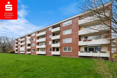 Bremen-Kattenturm: Moderne und vermietete 3-Zimmer-Eigentumswohnung im 2. OG mit Balkon